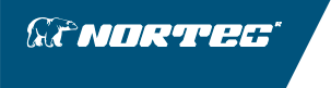 Nortec logo with a bear icon on a dark blue background.